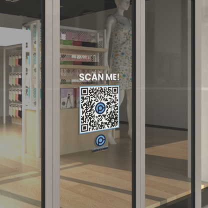 QR Code Window Sticker