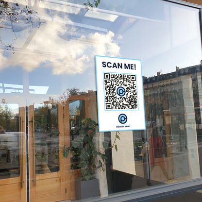 QR Code Window Sticker